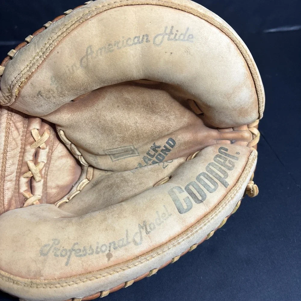 Vintage Cooper Black Diamond Professional Model Catcher's Mitt